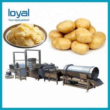 Industrial oil fried french fresh potato chips machine